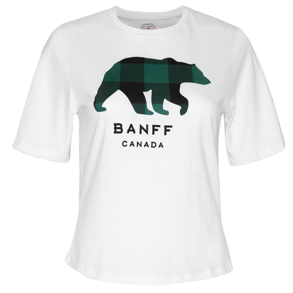 Ladies Green Bear T-Shirt Banff