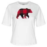 Ladies Petite Fit Red Bear T-Shirt