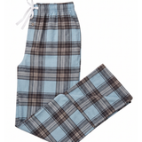 Men's Flannel Lounge Pant / Eggshell Blue
