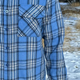 312 Men's Sky Blue Flannel Shirt