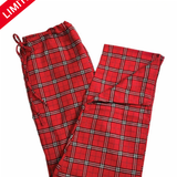 501 / Flannel Lounge Pants in Red/Orange