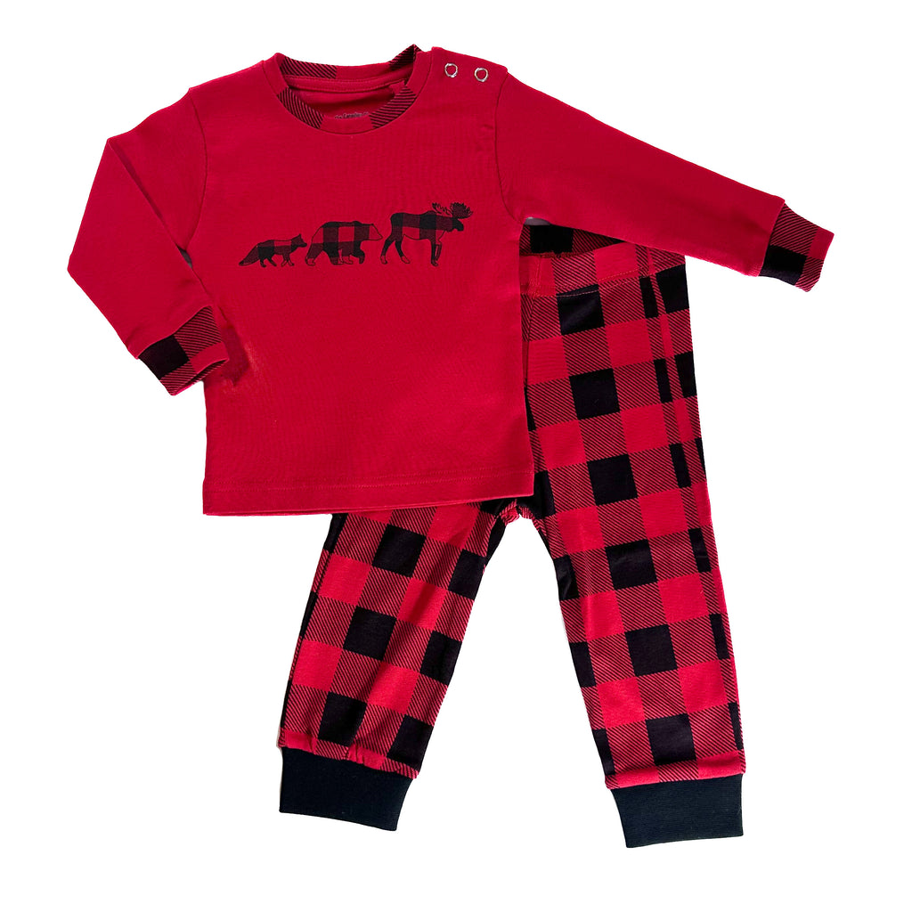 Kids Red 2 Piece Pyjama Set