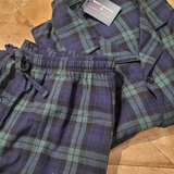 Mens 2pc. Flannel Pyjama / Black Watch Tartan