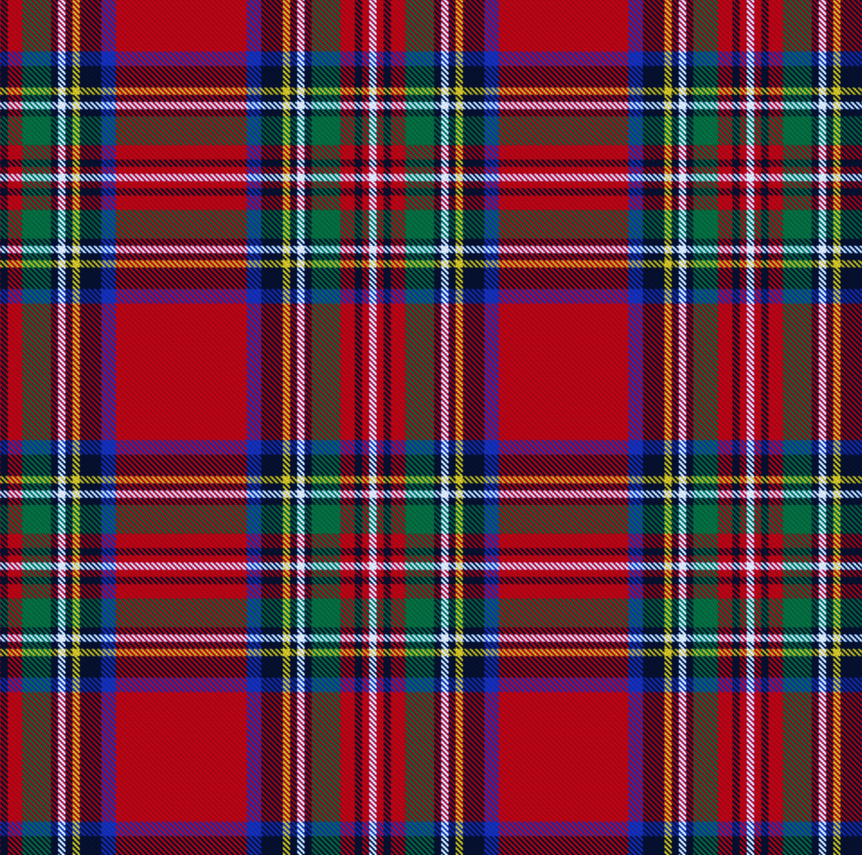 Royal Stewart Tartan Swatch of Fabric