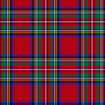 Royal Stewart Tartan Swatch of Fabric