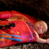 Red Buffalo Blessing Blanket