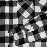 Toddlers Black and White Buffalo Check Flannel