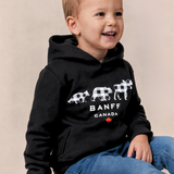 Toddlers Black 3 Animals with Banff Hoodie