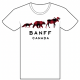 Kids White Banff 3 Animal T-Shirt
