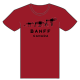 Kids Red Banff 3 Animal T-Shirt