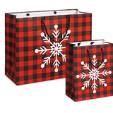 Red Snowflake Gift Wrapping