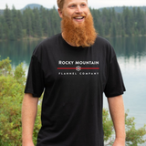Classic Rocky Mountain Flannel Company T-shirt in Black