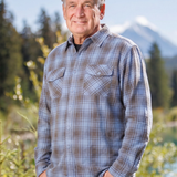 312 Men's Sky Grey Flannel Shirt