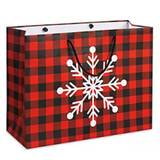 Large Red Snowflake Gift Wrapping