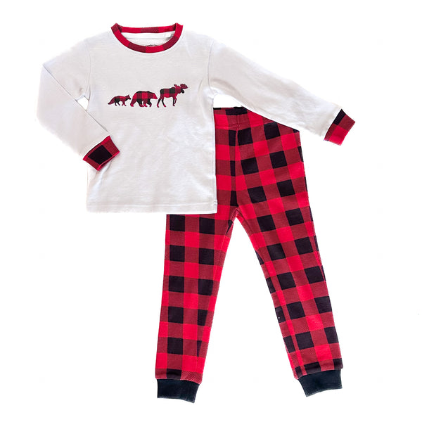 Kids White 2 Piece Pyjama Set