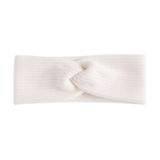 Womens Winter Twist Headband - White
