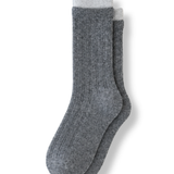 Wool Lite Crew Socks - Charcoal Grey
