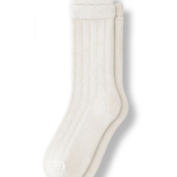 Wool Lite Crew Socks - Cream