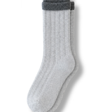 Wool Lite Crew Socks - Light Grey