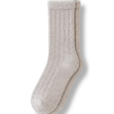 Wool Lite Crew Socks - Oatmeal