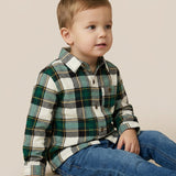 Toddlers Dress Gordon Long Sleeve Flannel Shirt