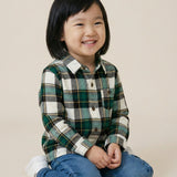 Toddlers Dress Gordon Long Sleeve Flannel Shirt