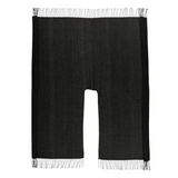 Plaid Ruana (Poncho) in Black