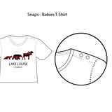 Kids Grey Lake Louise 3 Animal T-Shirt