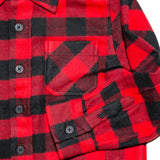 Toddlers Red and Black Buffalo Check Flannel Shirt