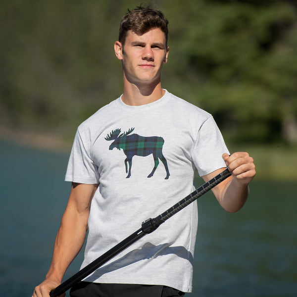 Classic Grey Blackwatch Moose T-Shirt