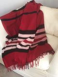 Blanket Throw in Classic Red