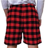 800 / Men's Boxer Shorts in Red & Black