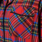 Rocky Mountain Flannel Knee Length Flannel Nightshirt in Royal Stewart Tartan Pocket View