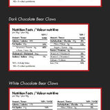 Solid Chocolate Bear Claws