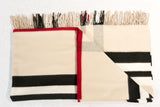 Blanket Throw in Light Beige