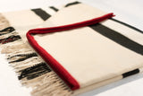 Blanket Throw in Light Beige