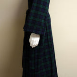 Kimono Flannel Robe in Blackwatch