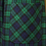 Kimono Flannel Robe in Blackwatch
