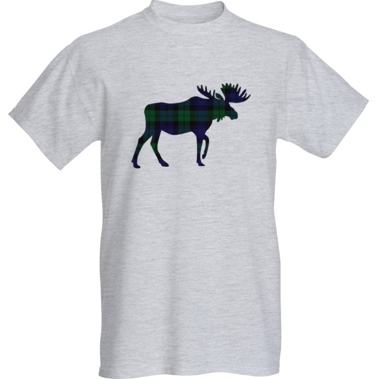 Classic Grey Blackwatch Moose T-Shirt