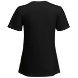 Ladies Long Fit Rocky Mountain Flannel Company T-shirt in Black