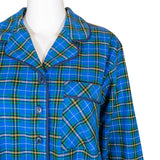 1003 / Woman's Long Flannel Nightshirt /  Nova Scotia Tartan