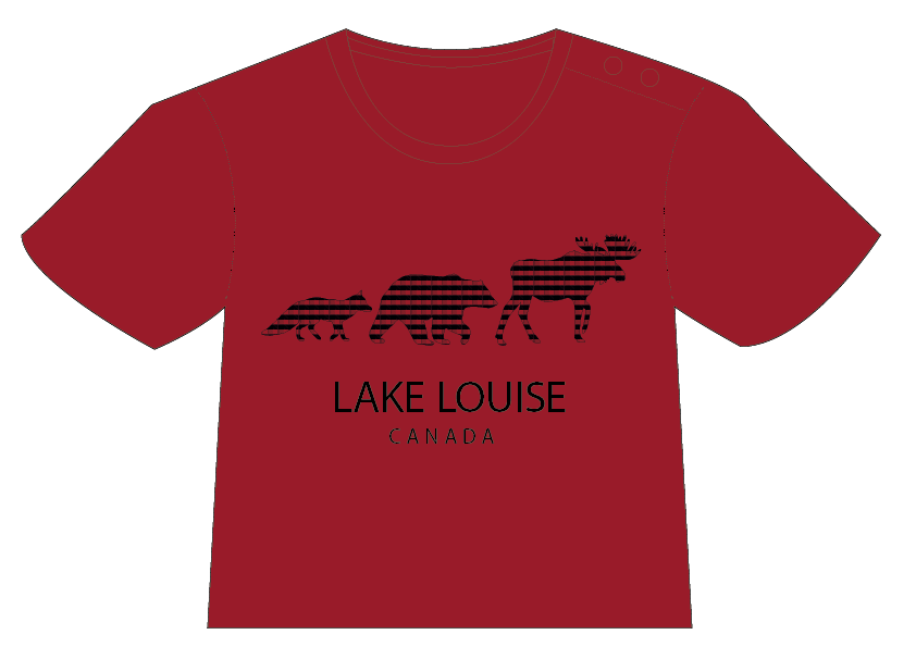 Red Lake Louise 3 Animal T-Shirt
