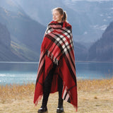 Blanket Throw in Classic Red
