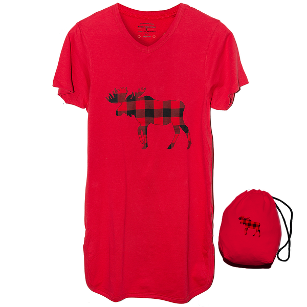 Red Moose Nightshirt in a Bag