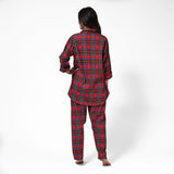 Rocky Mountain Flannel Easy Fit 2 Pc. Flannel Pyjamas in Royal Stewart Tartan Back View