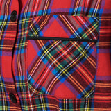 115/ Easy Fit 2 Pc. Flannel Pyjamas / Royal Stewart Tartan