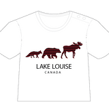 Kids White Lake Louise 3 Animal T-Shirt