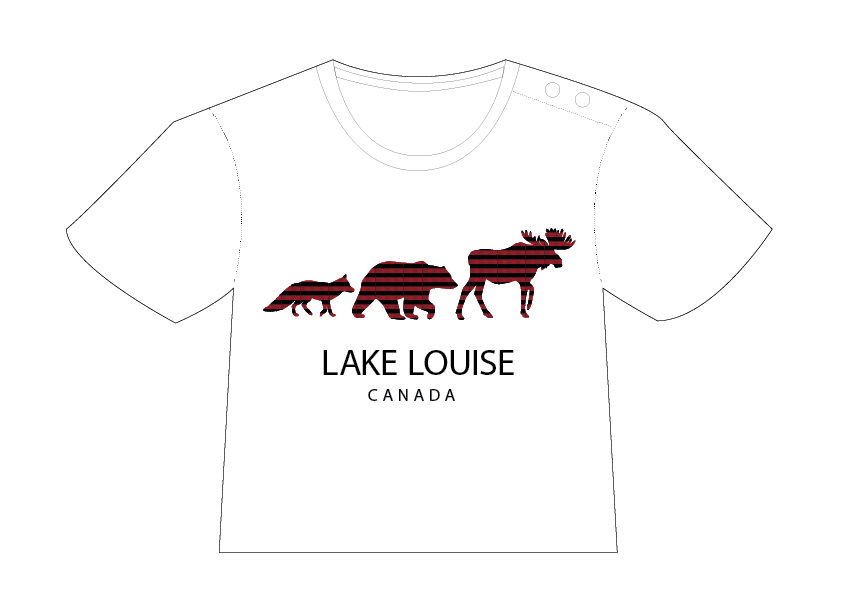 White Lake Louise 3 Animal T-Shirt