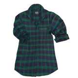 115 / Easy Fit Flannel Nightshirt / Black Watch Tartan